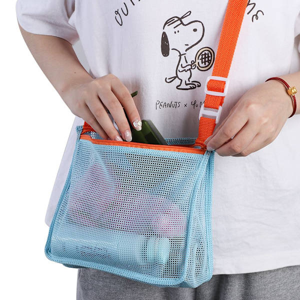 Beach Toy Mesh Bag Shell Keräilykassi VILLA purple