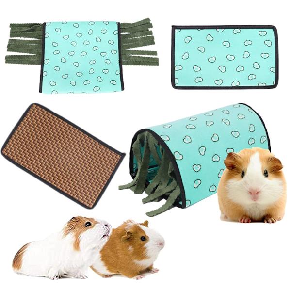 Lemmikkitupsutunnelihamsterinpesä VIHREÄ green