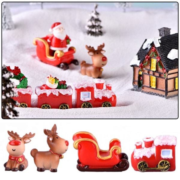 Julepryd Hjortefigurer VOGN carriage