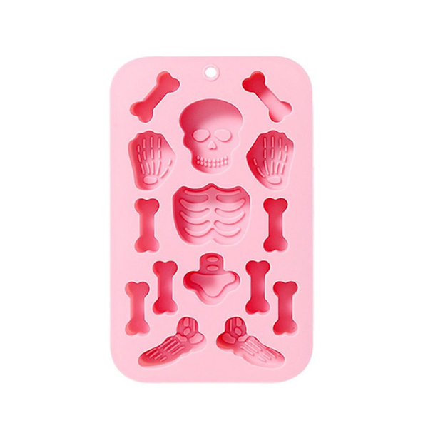 Påsk Halloween Skeleton Form ROSA pink