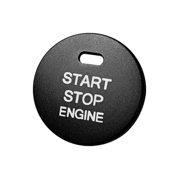 2 Stk Lgnition Knap Dæksel Start Stop Kontakt Udskiftning SORT black