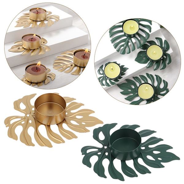 Turtle Leaf -kynttilänjalka Kynttilänvalo 2 2 2