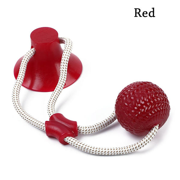 Dog Interactive Toy Sugekopp Push RØD red