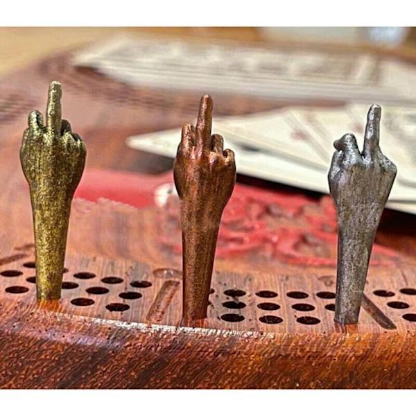 9st Game Pegs Cribbage Board Pegs ROCK AND ROLL ROCK AND ROLL Rock and roll