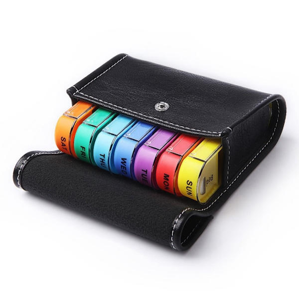 Pilleæske Medicinholder SORT black