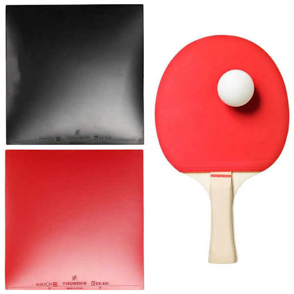 Bordtennisracket Gummi Lakan Finnar Med Svamp SVART black