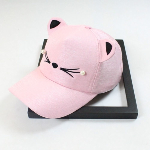 Cat Ear Hat Peak Cap PINK ADULT ADULT Pink Adult-Adult