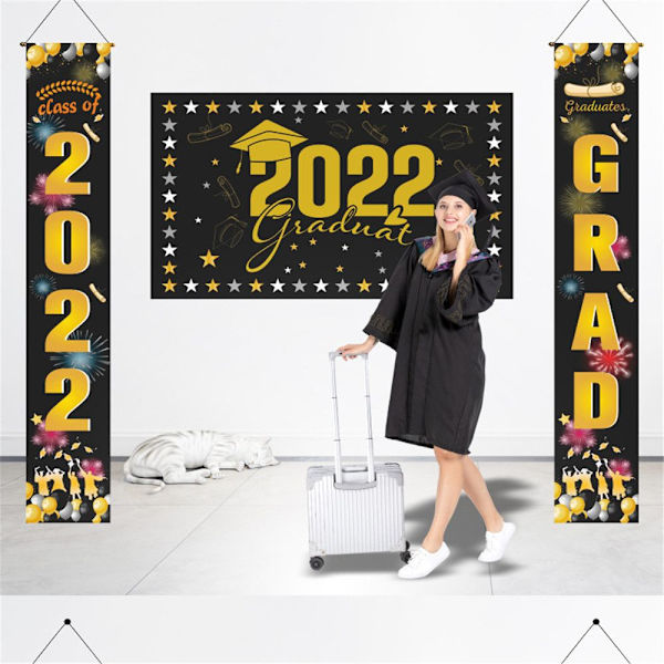Gratulerer Grad Banner Garland Flag 4 4