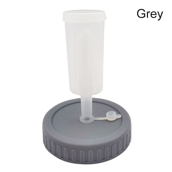 86 mm Airlock Fermentation Lock med envägs avgasventil GRÅ grey for 86mm-for 86mm