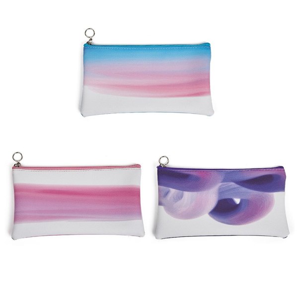 Gradient Color Kosmetisk Veske Makeup Pouch BLÅ blue