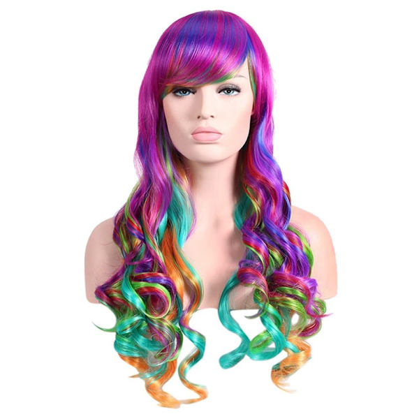 Kvinder Parykker Klovn Wear Anime Multi-Color