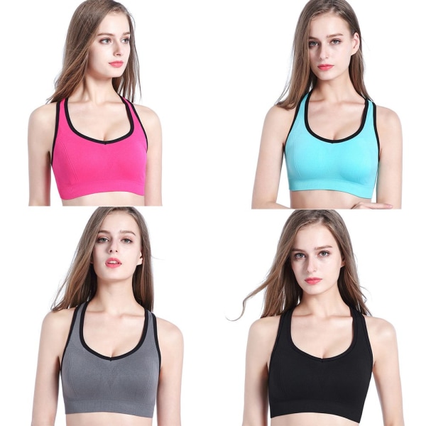 Sport-BH Yoga Linne BLÅ L blue L