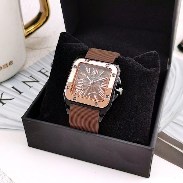 Naisten watch Quartz WristWatch BROWN brown