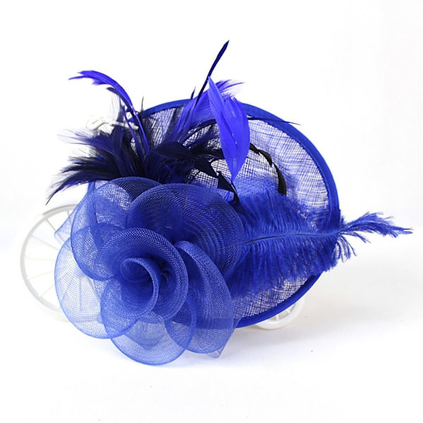 Hårklämma Feather Cap BLÅ blue