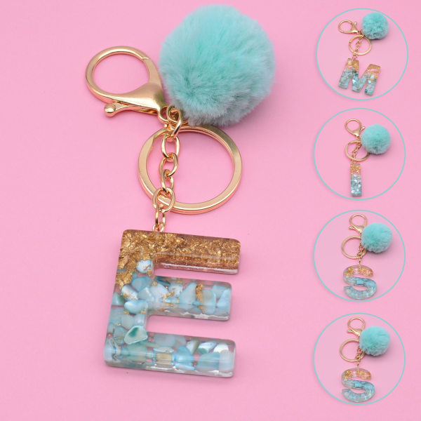 Letter Keychain Alphabet Avaimenperä A A A
