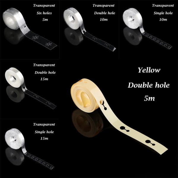 Ballon Chain Arch Connect Strip Plastic Modeling Tool Transparent 10m-Double hole