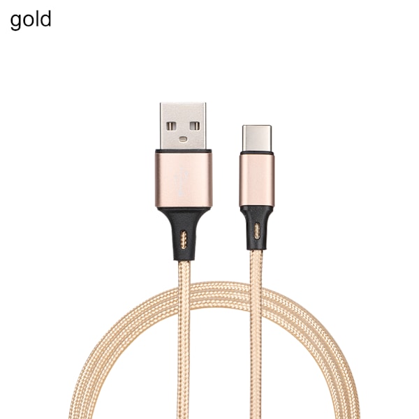 USB Type C Kabel Hurtiglader SØLV 1M silver 1M