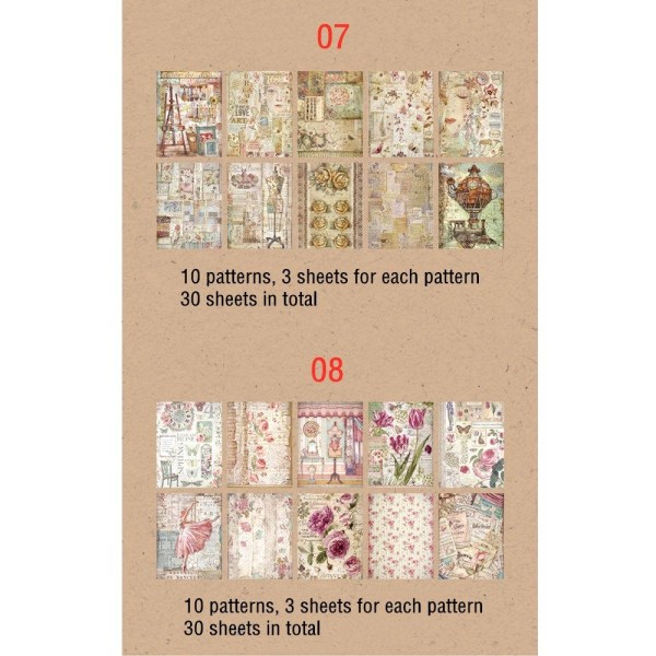 30 stk/parti Memo Pads Sticky Notes 01 01 01
