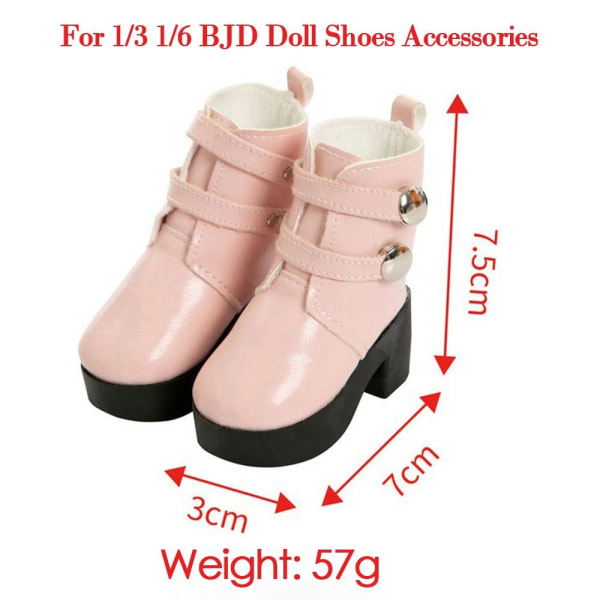 Tyg Skor 1/3 Doll Boots ROSA Pink