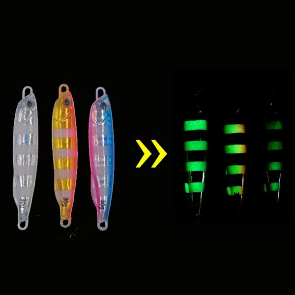 2kpl Metal Fishing Lure kaksoiskoukku Jig Bait 3 3 3