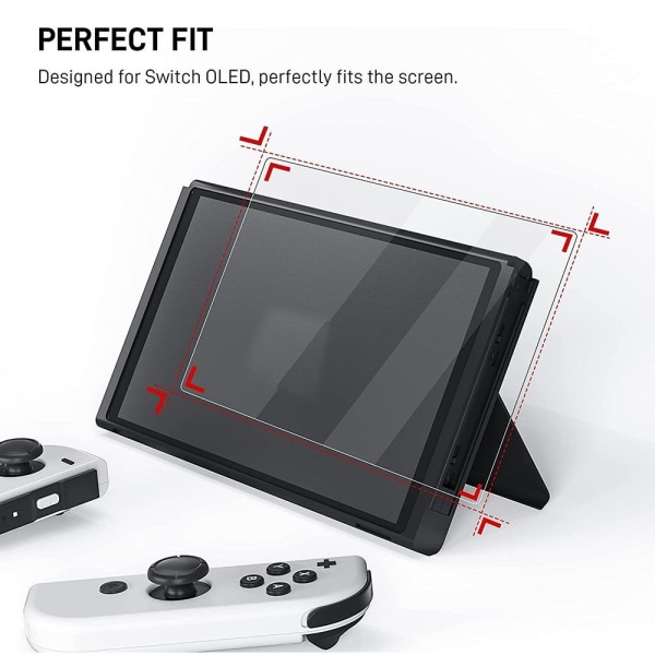 2STK Skærmbeskytter Hærdet glas TIL SWITCH OLED FOR SWITCH For Switch Oled