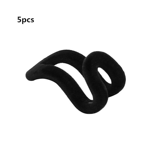 5 Stk Mini Tøjbøjle Bøjleholder SORT black