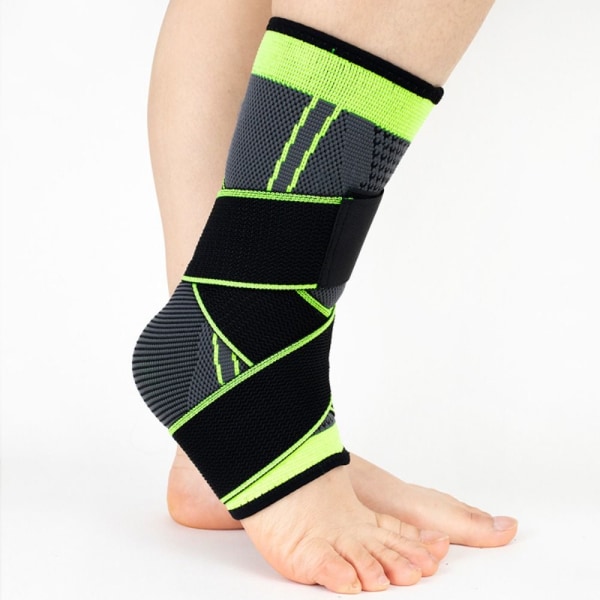 Elastisk ankelbøjle Ankestøttebøjle GRØN M M green M-M