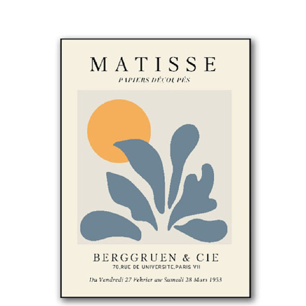 Vægmaleri Matisse Abstrakt L1 1 L1
