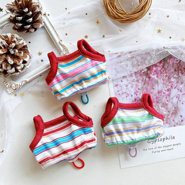 20cm Doll Clothes Suspender paita PUNAINEN red