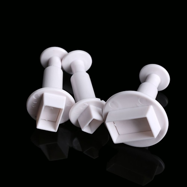 4 kpl geometria mold, suorakulmio mould
