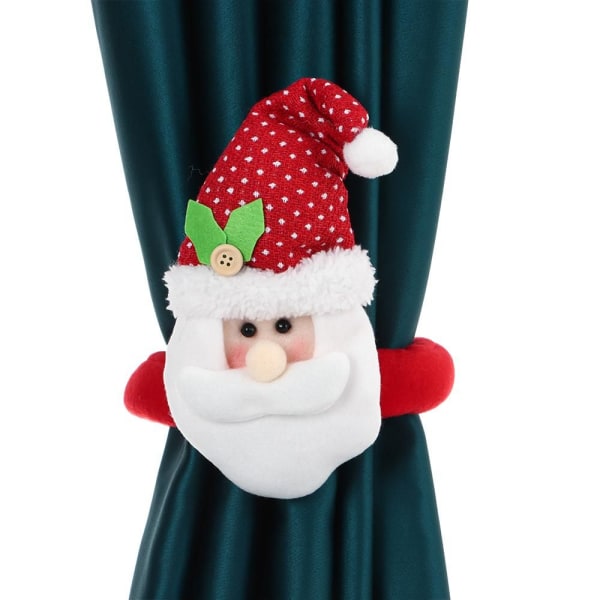 Julegardinspenne Gardinholder NISSEN Santa Claus