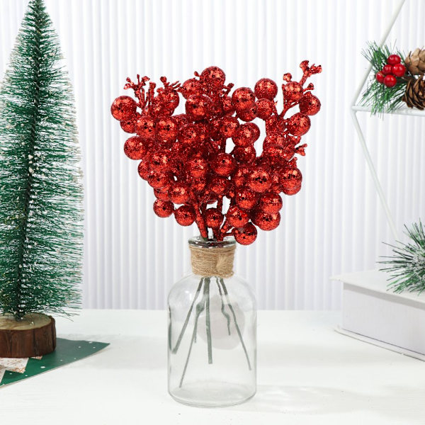 6/12 STK Fake Fruit Berry Simulation Cherry BERRY-12 STK berry-12pcs
