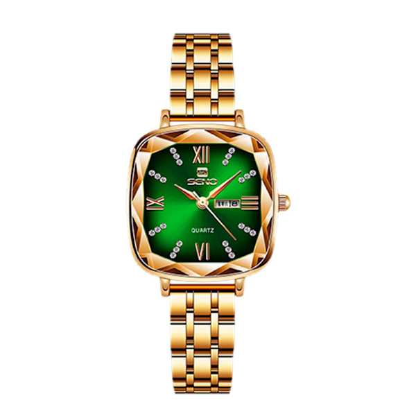 Naisten watch Quartz WristWatch GREEN green