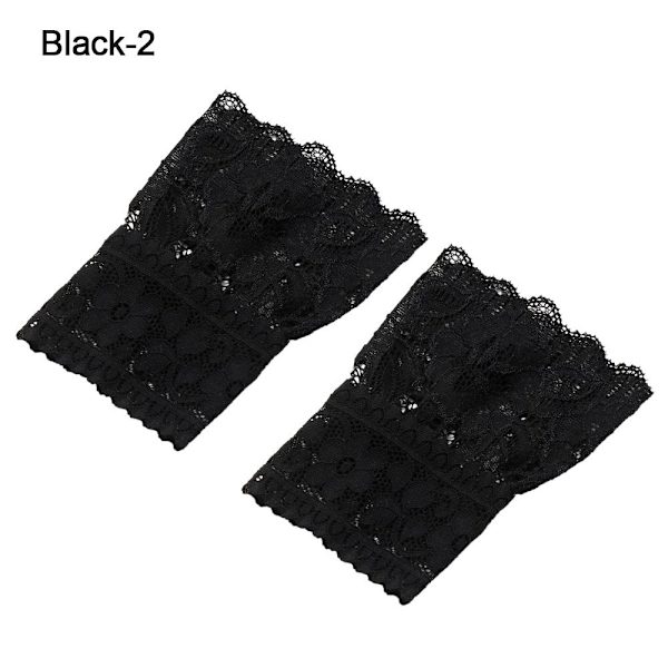 1 par falska ärmar avtagbara ärmar SVART STYLE2 black style2