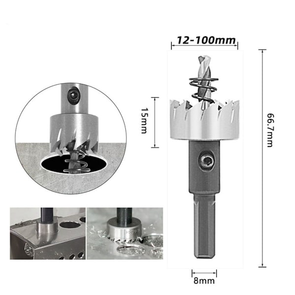 Bore Hullsagsett 25MM 25mm