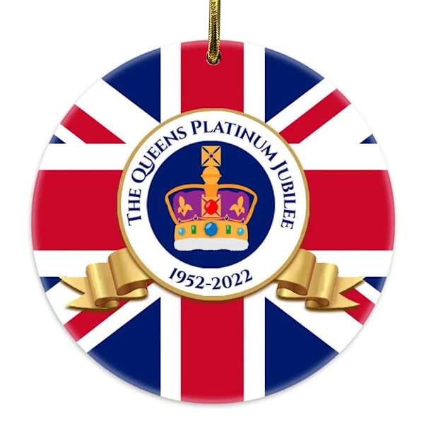Drottning Elizabeth II Ornament Juldekoration C C