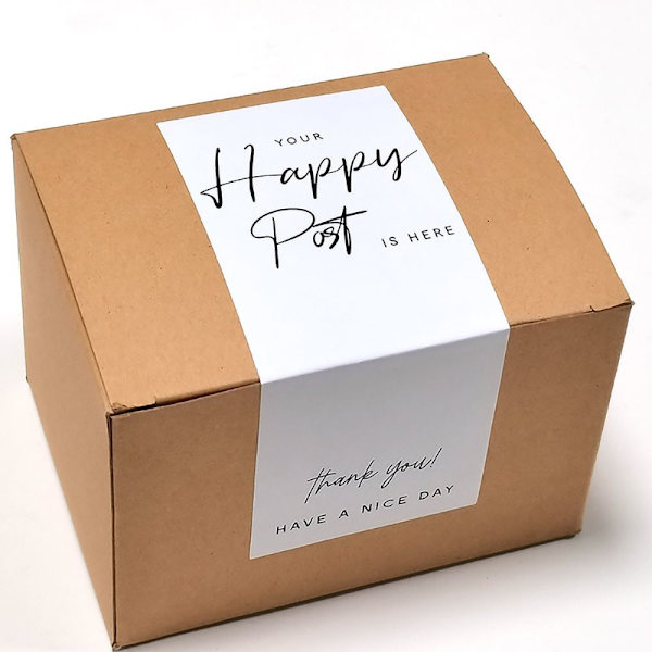 50 kpl Kiitostarrat Happy Post 3 3 3
