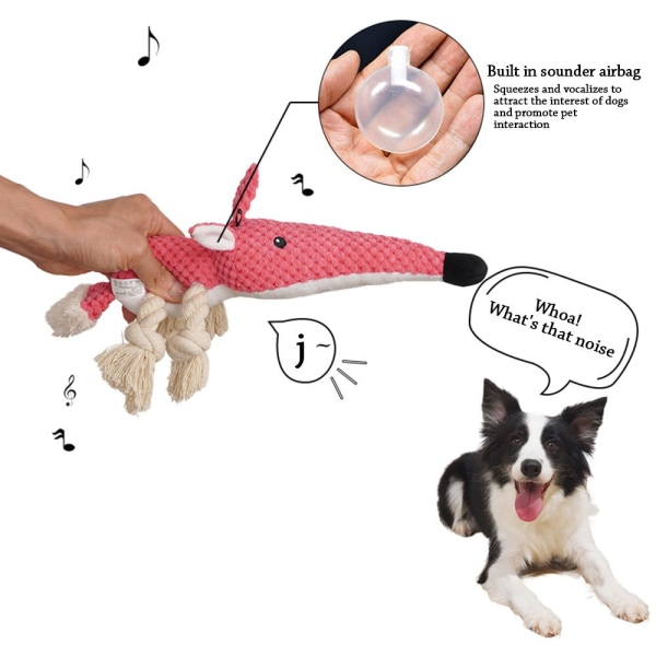 Pehmolelut Puppy Cotton Chew Long Nosed Mouse