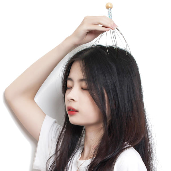 Head Massager Stress Afslappende Klo ROSE RED rose red