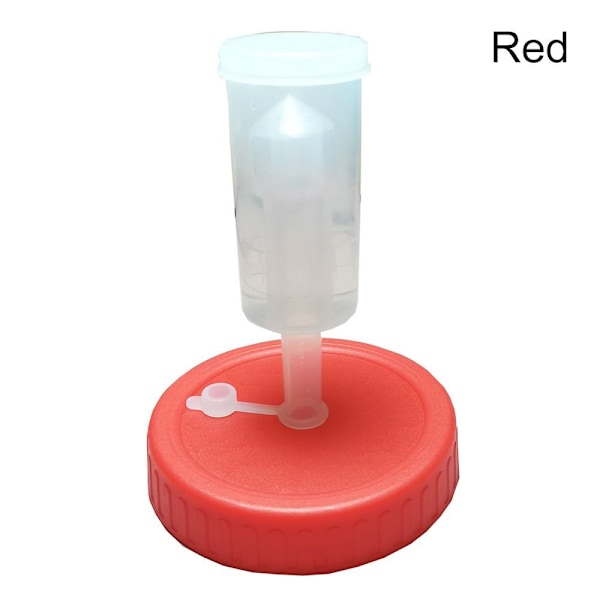 86 mm Airlock Fermentation Lock med envägs avgasventil RÖD red for 86mm-for 86mm