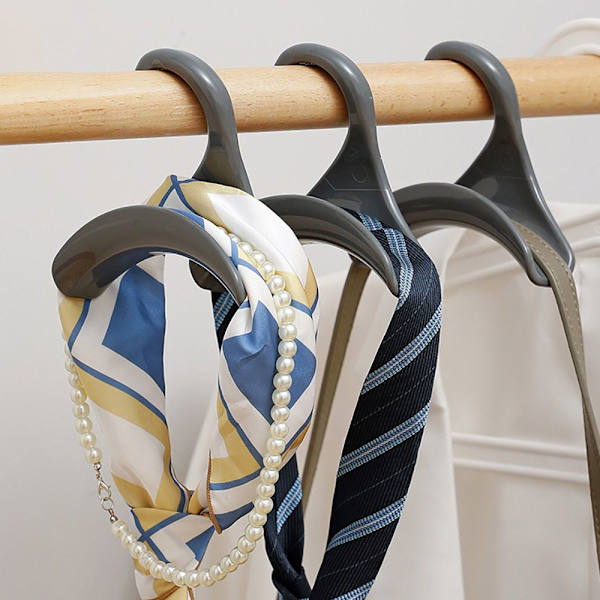 2STK/SÆT Taskestativ Stofkrog HVID 2STK/SÆT 2STK/SÆT White 2PCS/Set-2PCS/Set