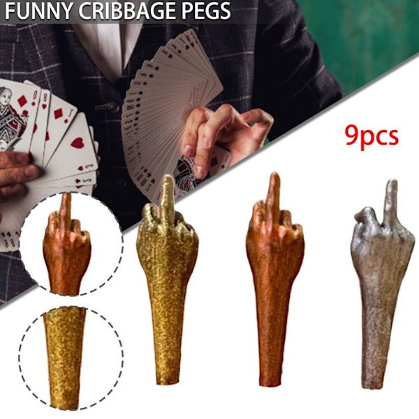 9st Game Pegs Cribbage Board Pegs ROCK AND ROLL ROCK AND ROLL Rock and roll