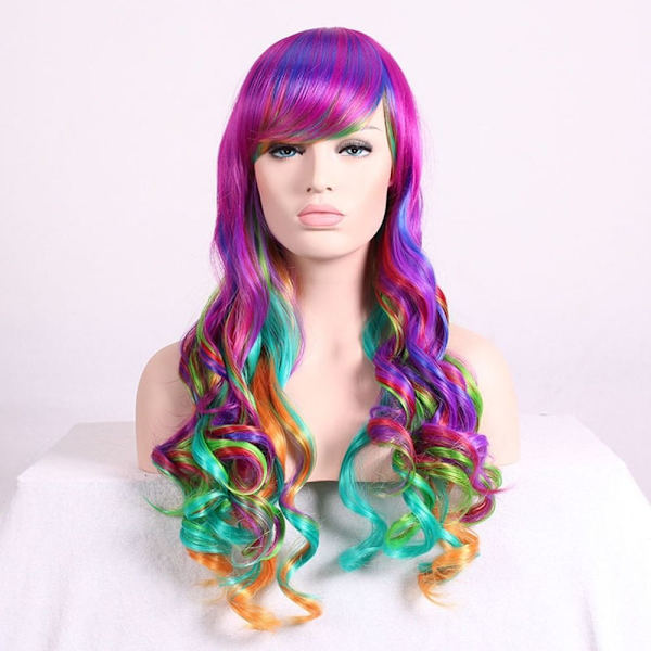 Kvinder Parykker Klovn Wear Anime Multi-Color