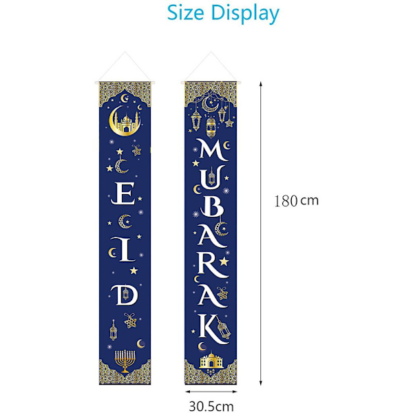 30x180 cm Dörrbanner Ramadan Kareem Flag 04 04 04