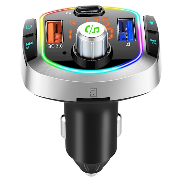 Bluetooth FM-sändare Car Kit Adapter Dubbel USB laddare