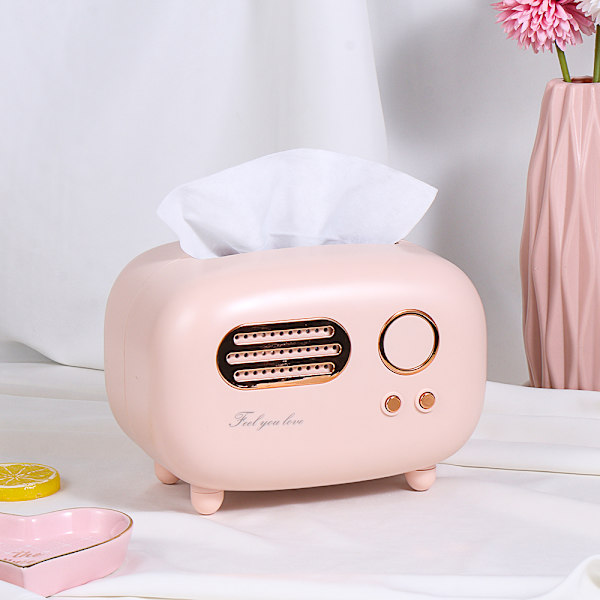 Tissue Box Radio Model PINK pink