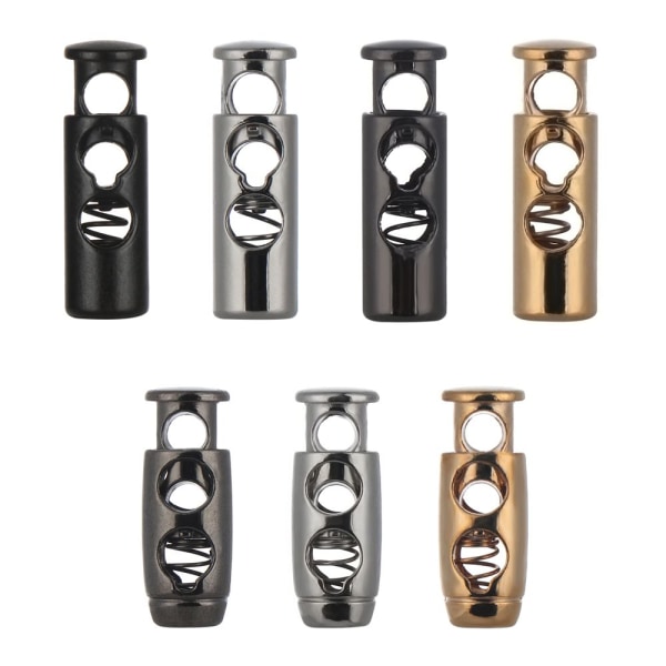 10 stk dobbelthulspropper DIY metalklemme stopperledning 2