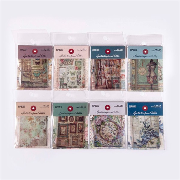 30 stk/parti Memo Pads Sticky Notes 01 01 01