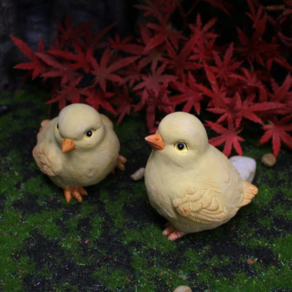 Påskekyllingefigur Miniaturekylling A A A