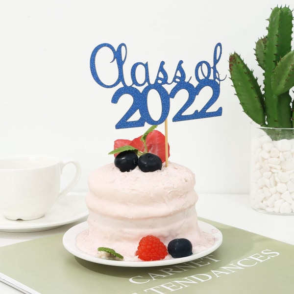 Graduation Cake Topper Kakepynt SØLV SØLV Silver